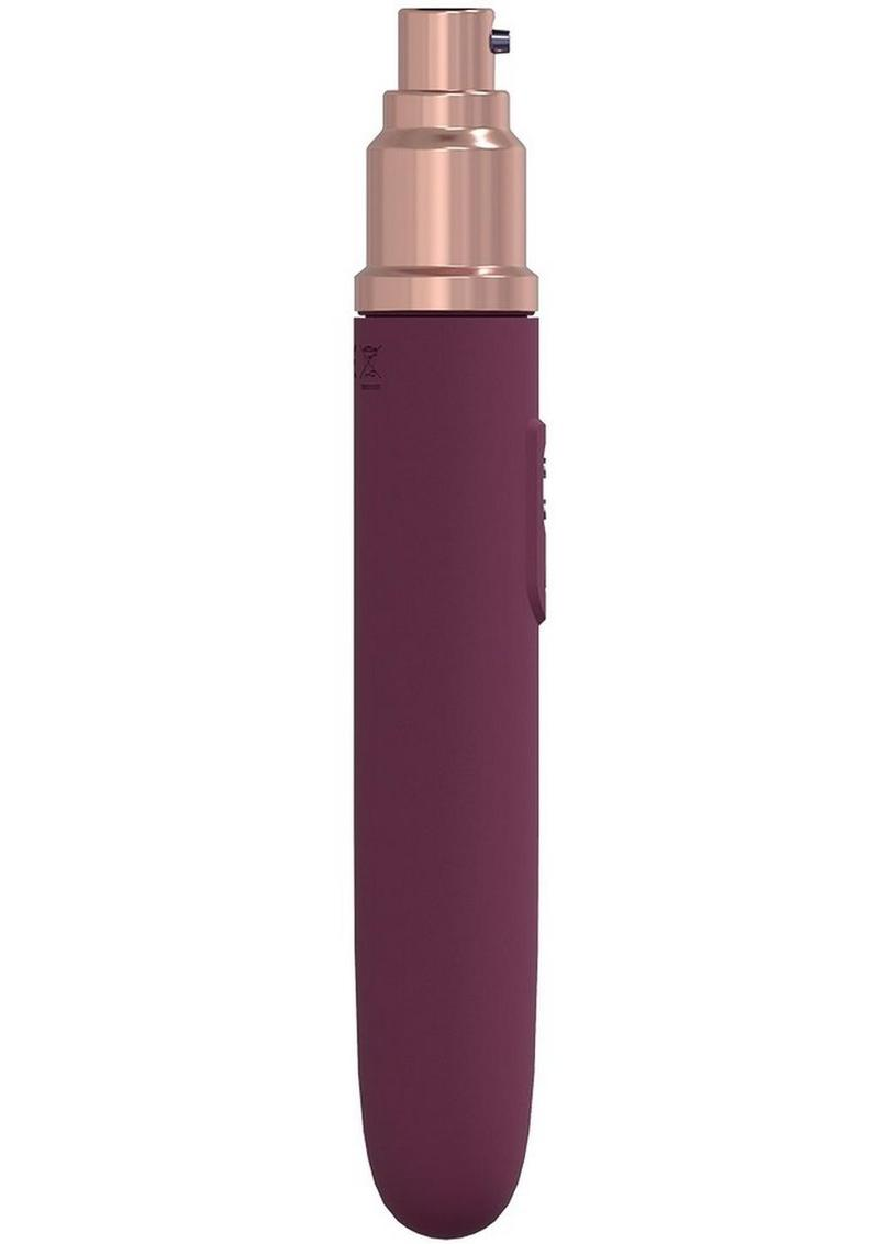 LoveLine The Traveler Rechargeable 10 Speed Travel Vibrator - Burgundy 3.png