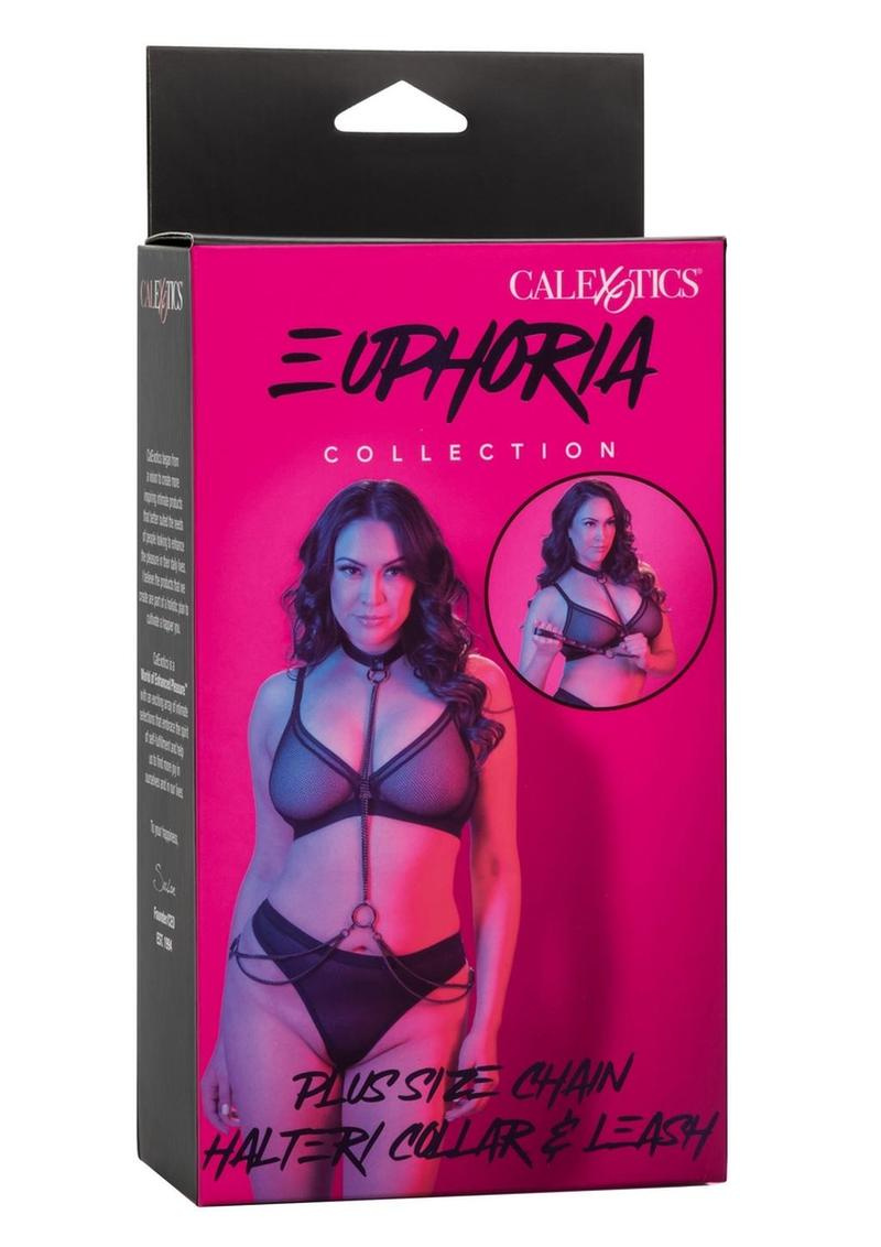 Euphoria Collection Chain Halter & Collar & Leash - Plus Size - Black 1.png