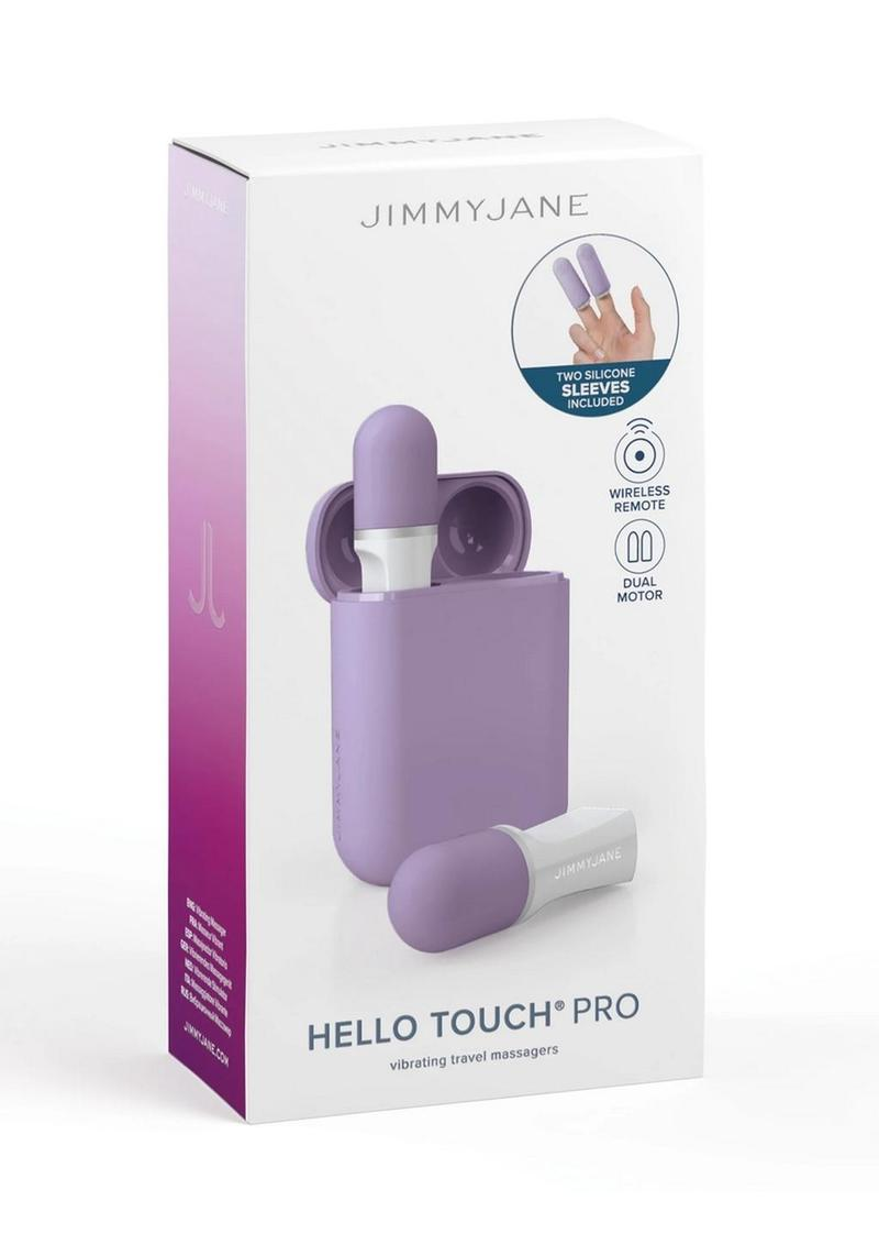 JimmyJane Hello Touch Pro Rechargeable Finger Vibrator with Remote Control - Lavender+White 1.png