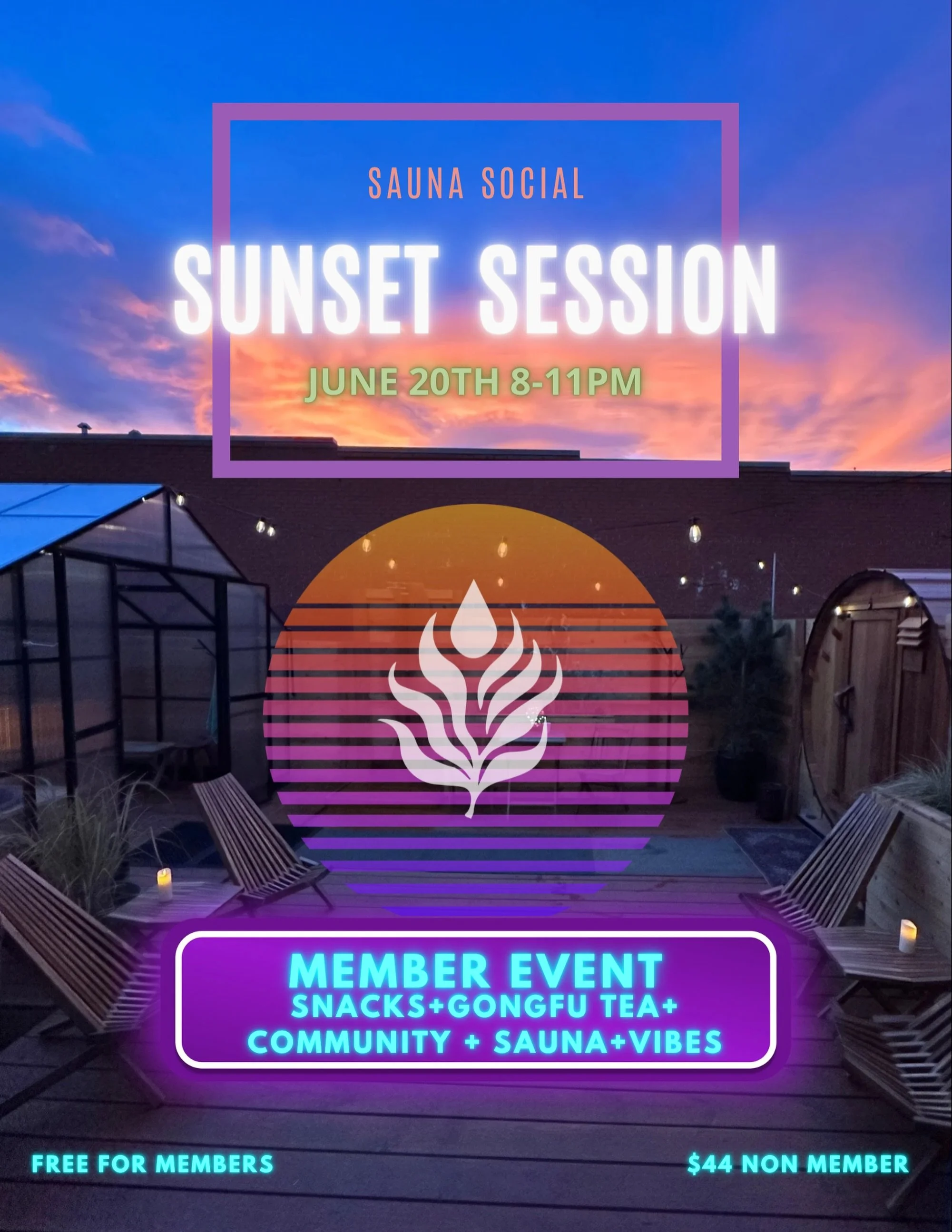 ✨ Sauna Social | 8&ndash;11 PM | June 20th ✨

Join us for a relaxed summer evening of contrast therapy and good company. 🪴🌙 🧡

Move at your own pace between the sauna, cold plunges, our outdoor deck space, and cozy indoor lounge. Enjoy nourishing 