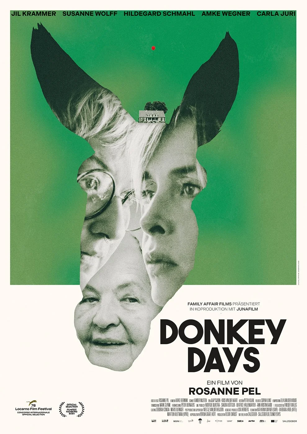 Filmposter "Donkey Days" Rosanne Pel, Jil Krammer, Susanne Wolff, Hildegard Schmahl