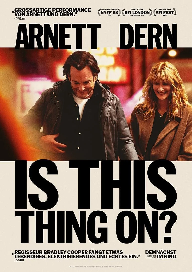 Filmposter "Is This Thing On?" von Bradley Cooper