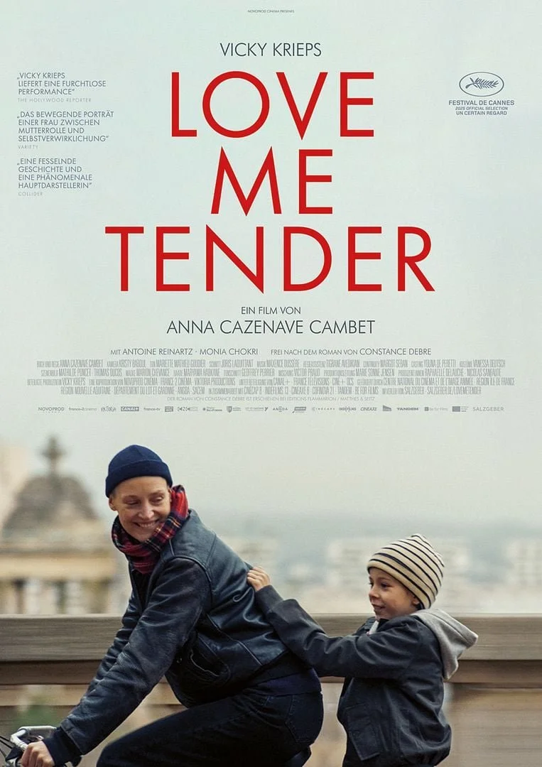 Filmposter "Love Me Tender" Anna Cazenave Cambert, Vicky Krieps