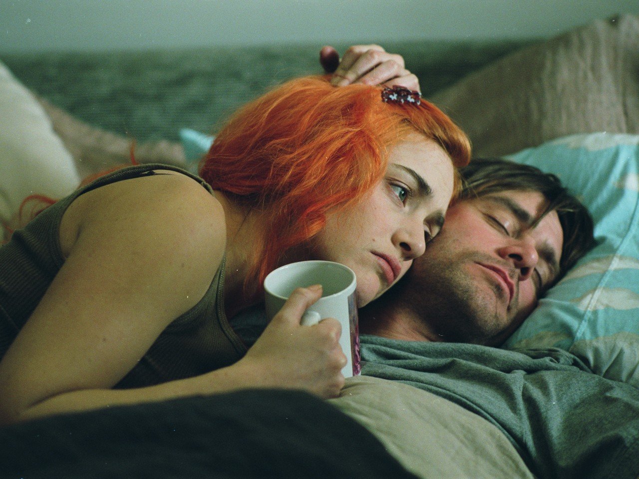 Kate Winslet und Jim Carrey in "Eternal Sunshine of the Spotless Mind" von Michel Gondry