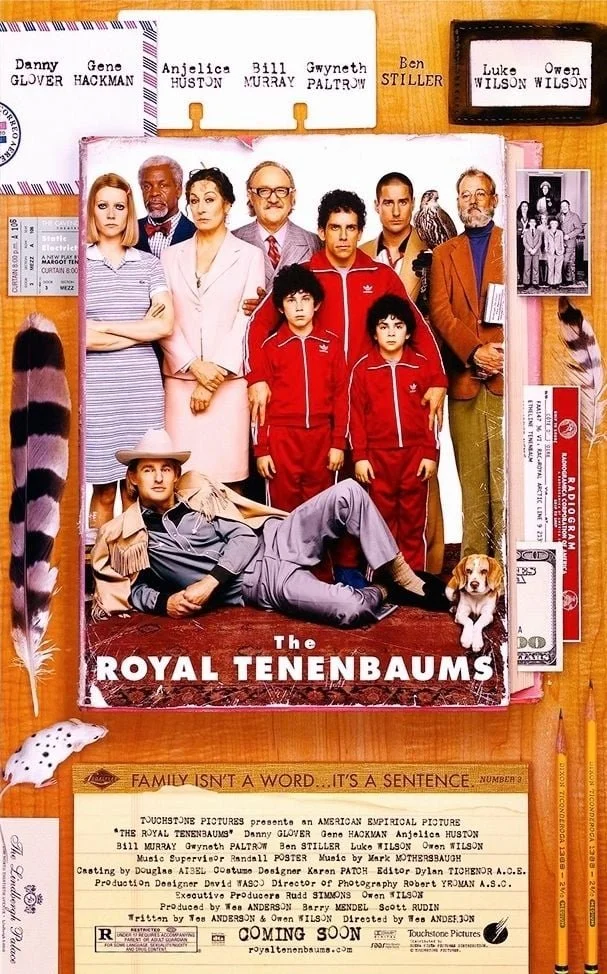 Filmposter "The Royal Tenenbaums" Wes Anderson