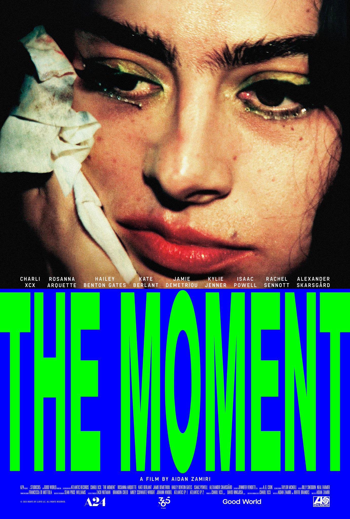 Filmposter "The Moment" Charli xcx Aidan Zamiri