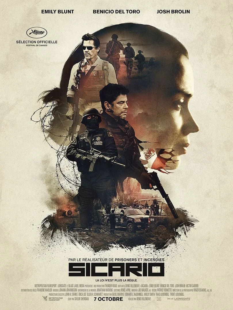Filmposter "Sicario" Denis Villeneuve