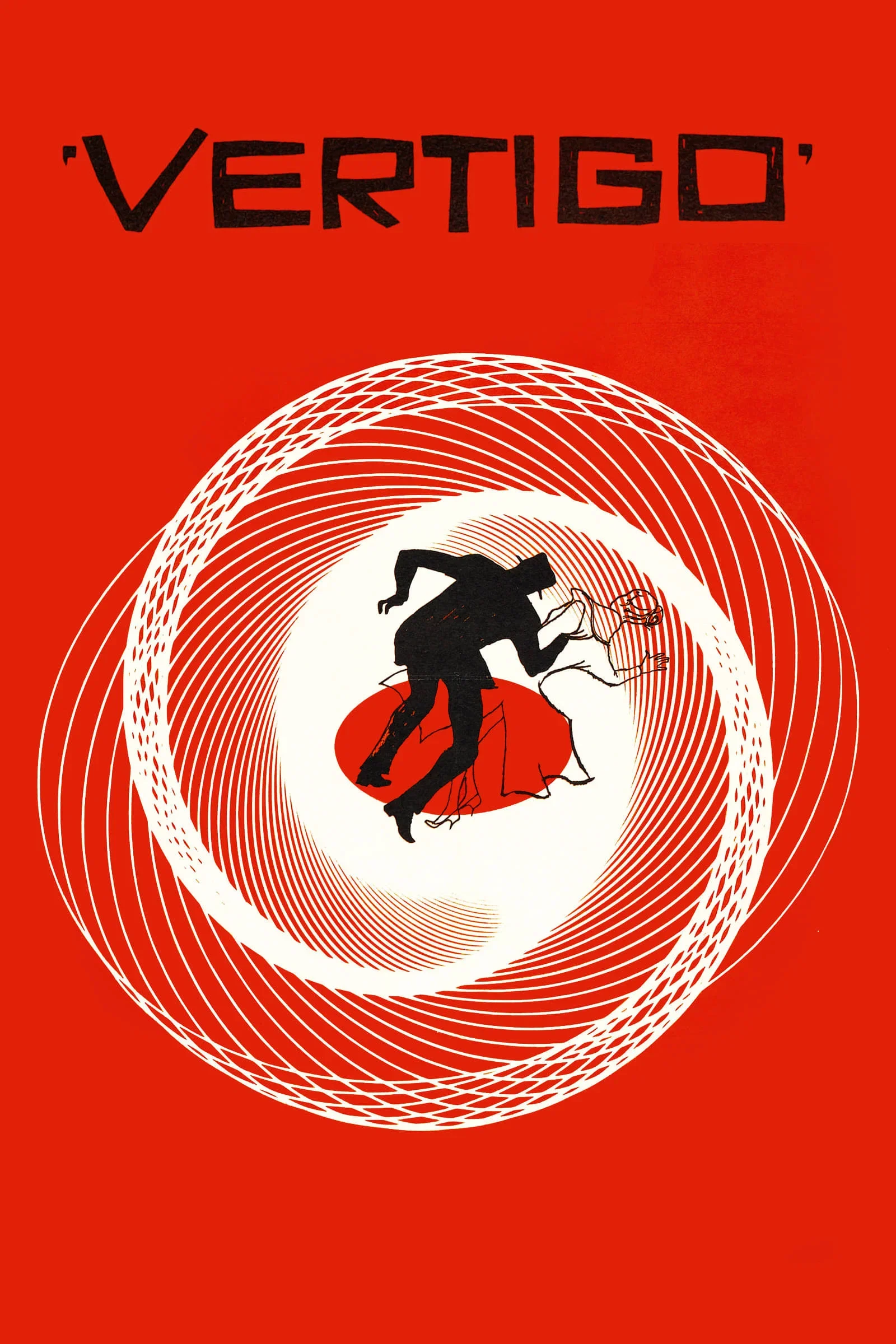 Filmposter "Vertigo" Alfred Hitchcock, Kim Novak, James Stewart