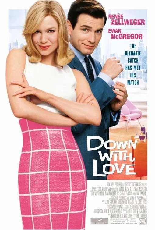 Filmposter "Down With Love" Peyton Reed, Renée Zellweger, Ewan McGregor, Sarah Paulson