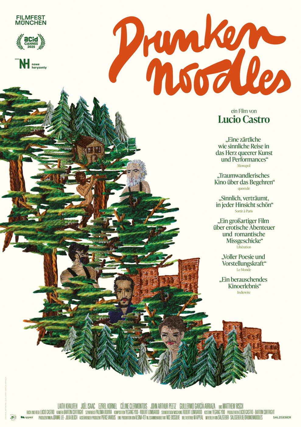 Filmposter "Drunken Noodles" von Lucio Castro