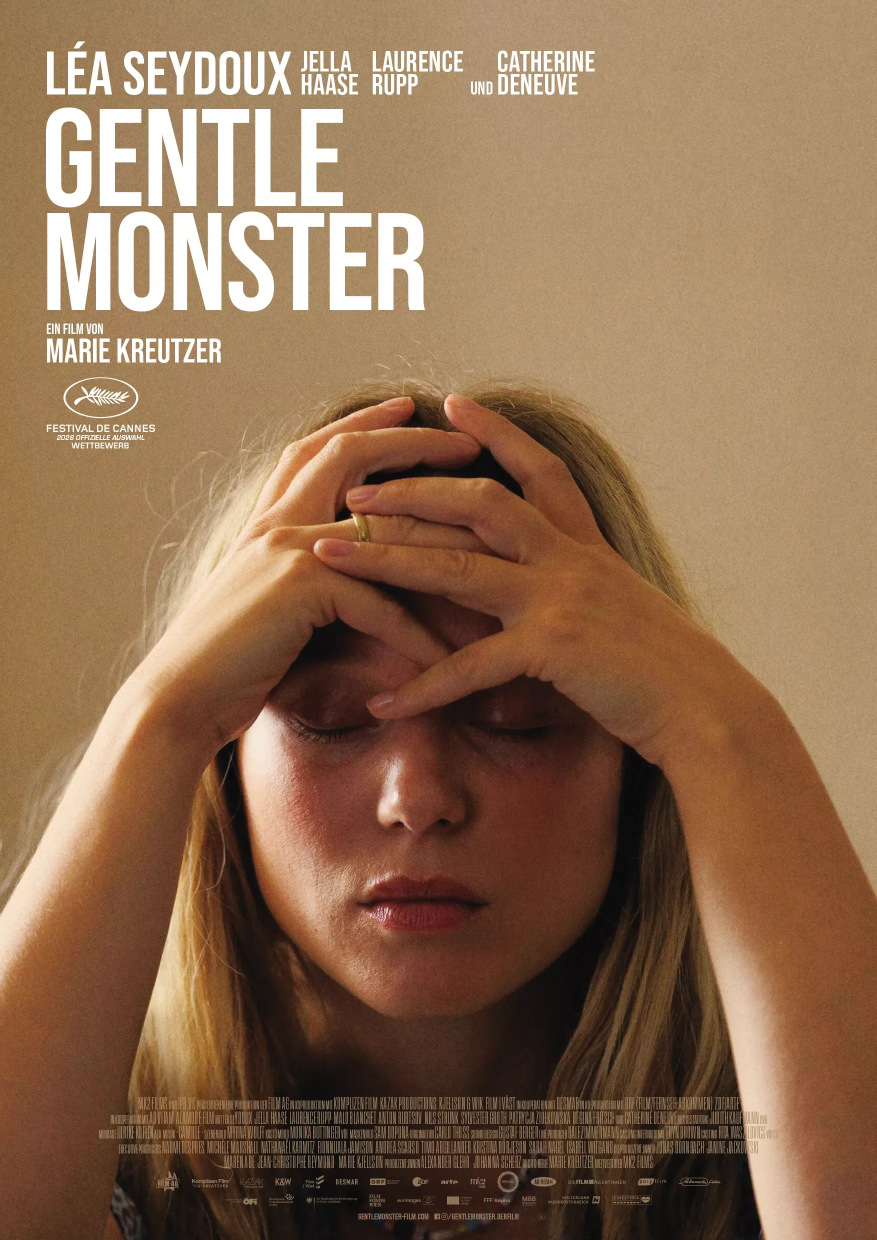 Filmposter "Gentle Monster von Marie Kreutzer mit Léa Seydoux