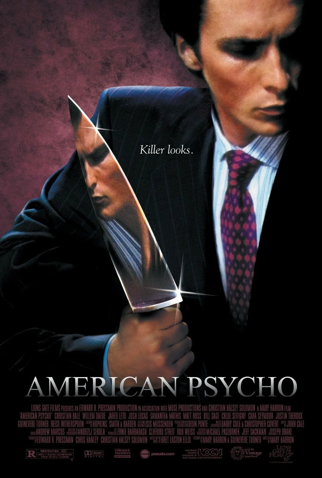 Christian Bale als Patrick Bateman in "American Psycho" von Mary Harron