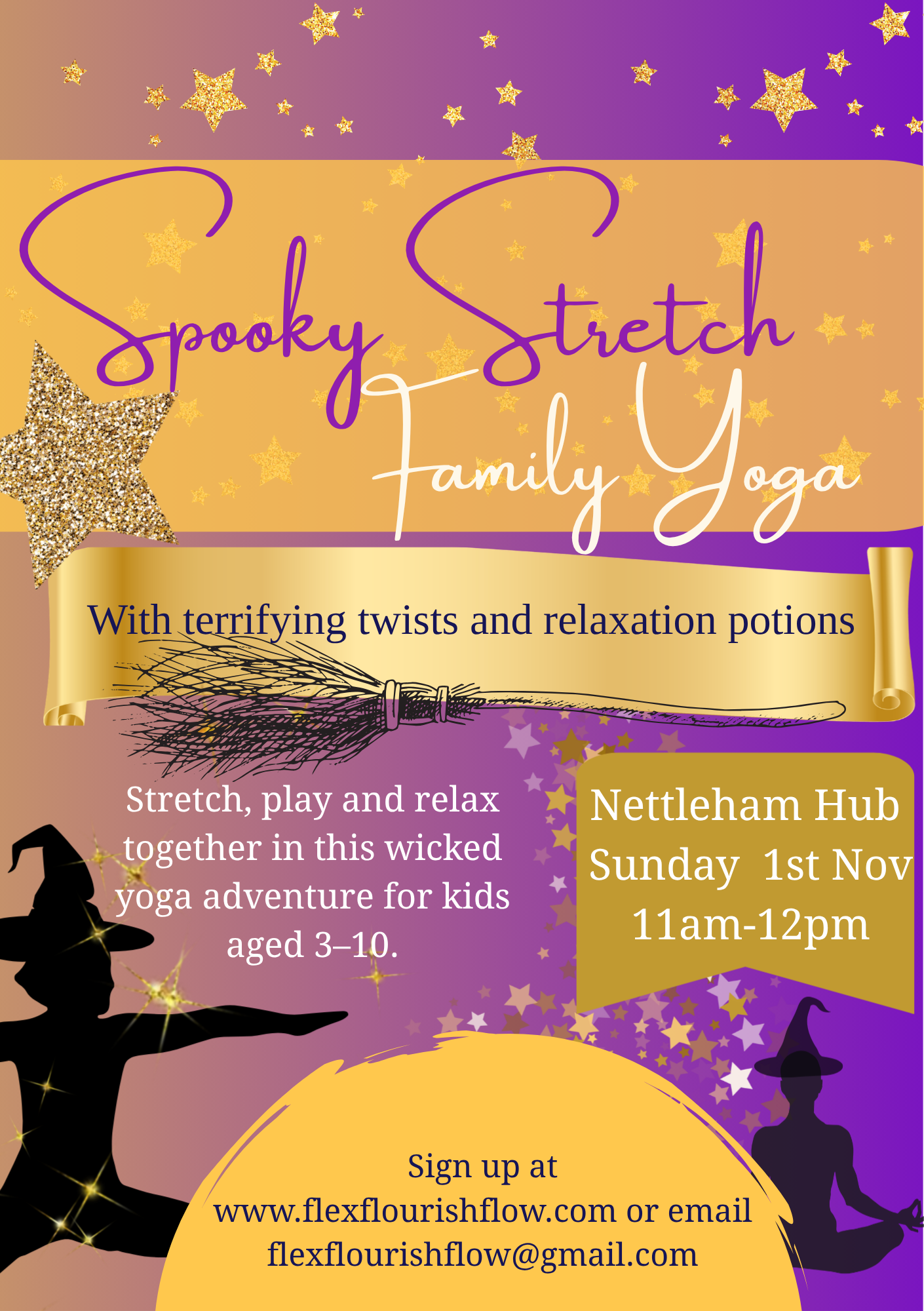 Spooky Stretch - Family Yoga - November 1st 11-12