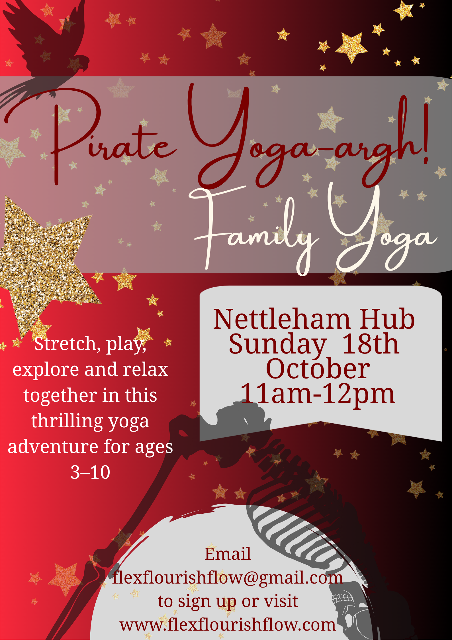 Pirate Yoga-argh! 18th October 11-12