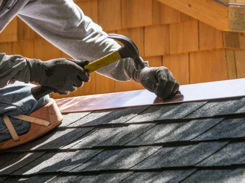 Common Roof Repairs being performed in Northern California