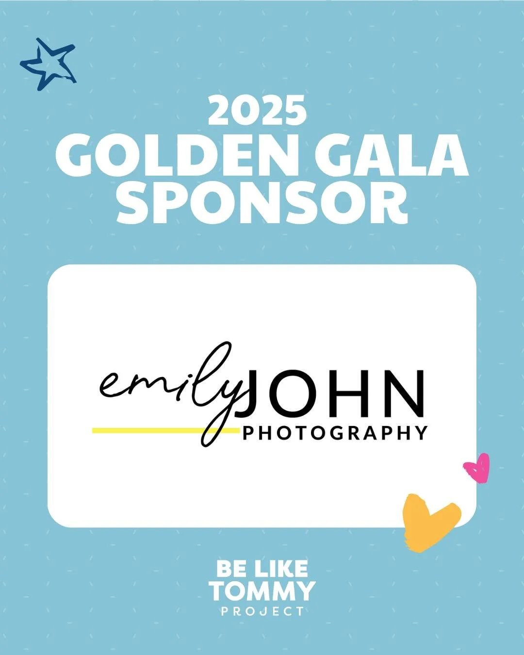 We&rsquo;re grateful for the support of @emilyjohnphotography, one of our In-Kind sponsors this year. Your generosity helps us make meaningful moments for youth who deserve to feel seen and celebrated.

🎟️ Learn more and get tickets at beliketommy.o