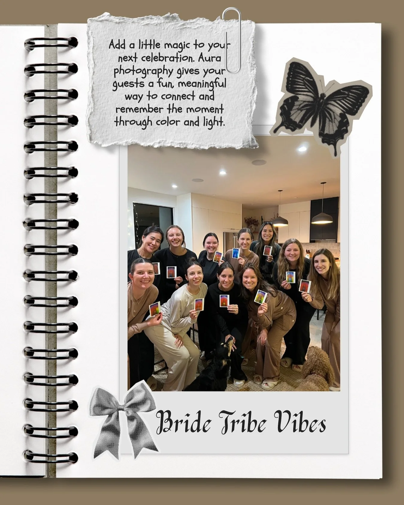 Bring your Bride Tribe together with an unforgettable touch of color and connection. 💫
Aura photography transforms bridal events into a heartfelt experience, where everyone gets a one-of-a-kind photo and a keepsake that reflects their radiant energy