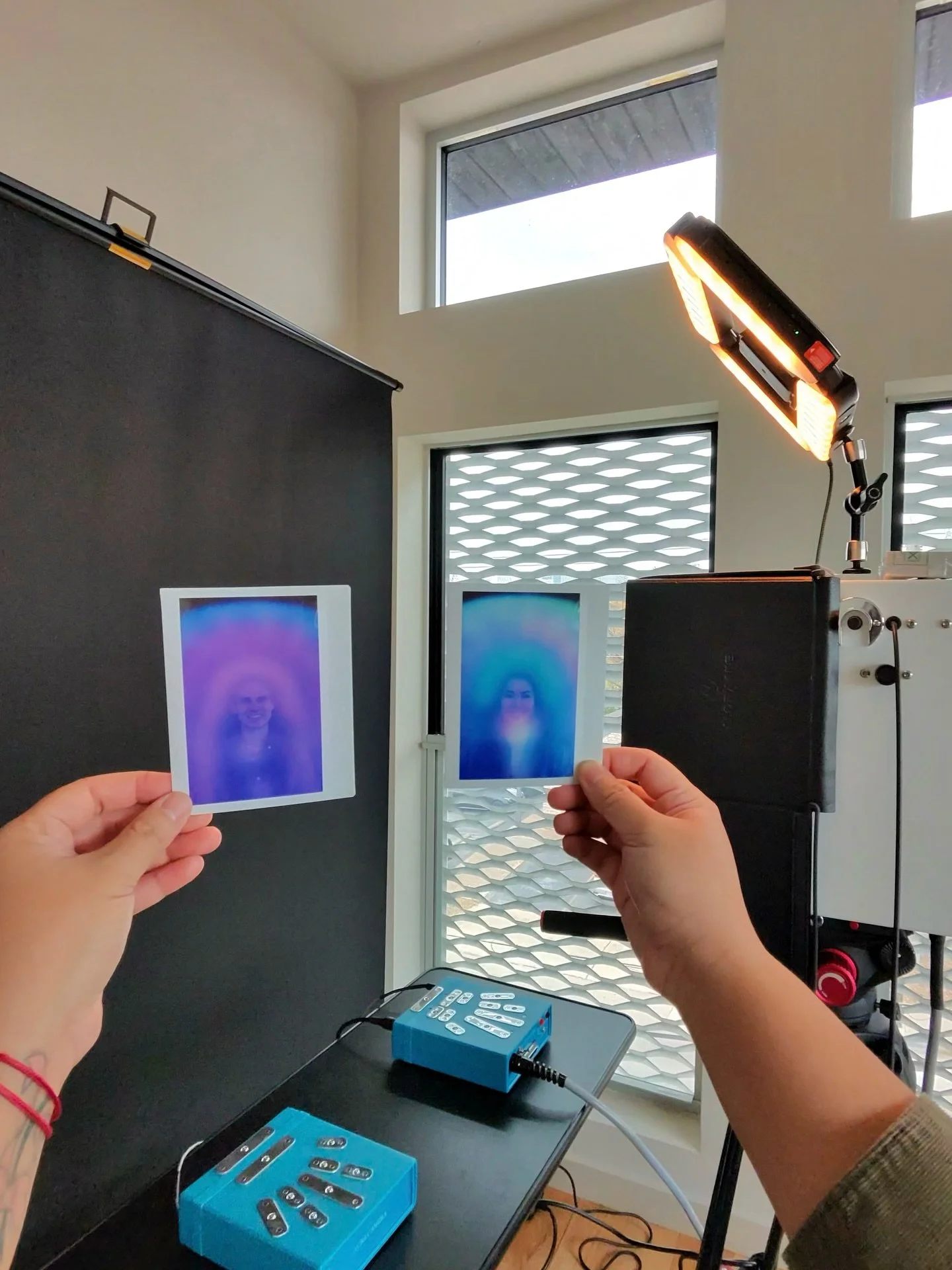 Our first aura photos of 2026.

#KarmicSnapshot
#AuraPhotography
#CreativeExperiencesATX
#AnalogPhotography
#AustinSmallBusiness