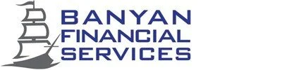 'Banyan Financial Services' logo with clipper ship on left side.