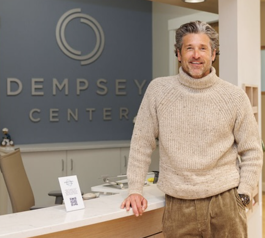 Patrick Dempsey at the Dempsey Center