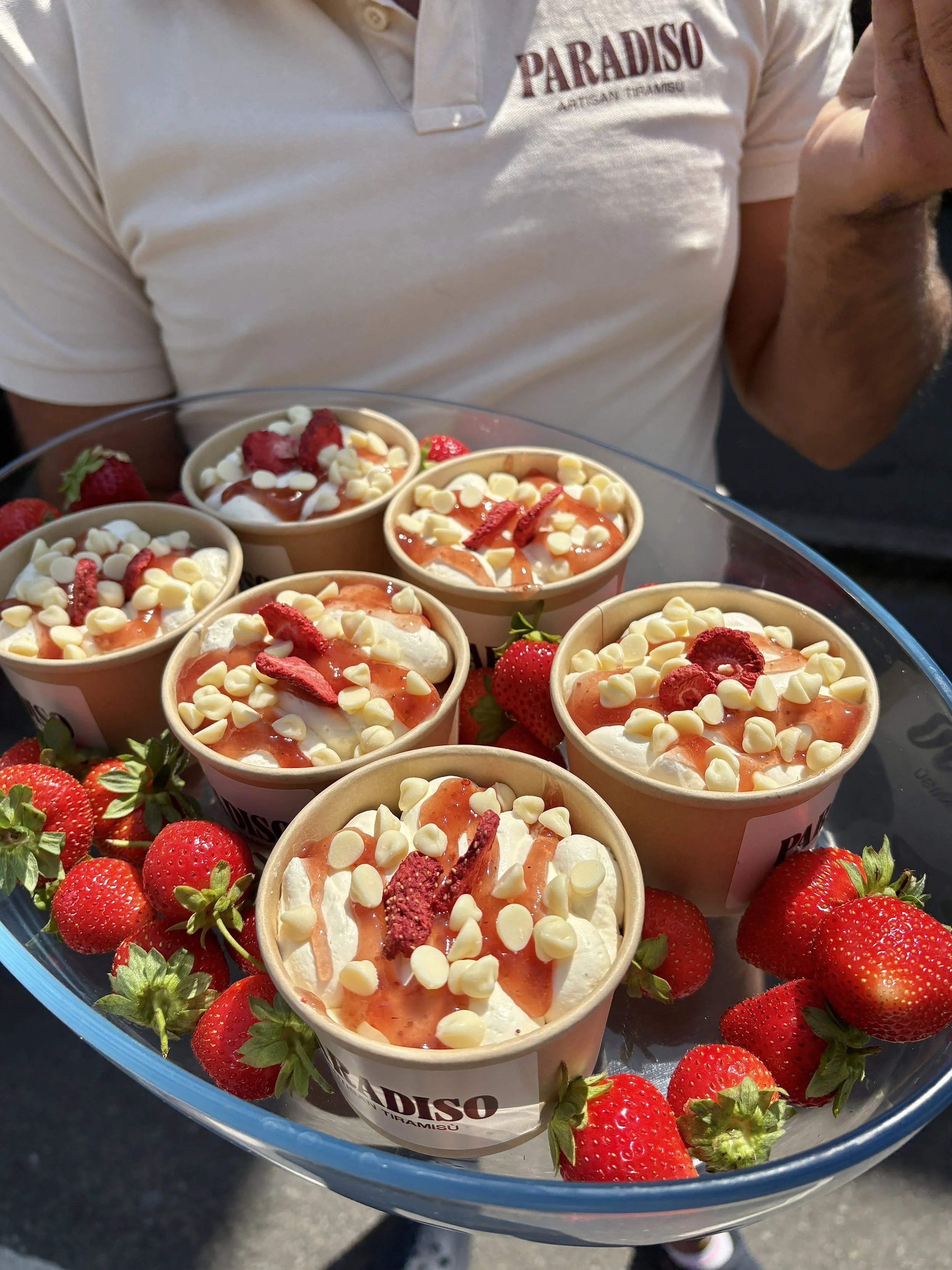 Strawberry & White Chocolate-misù Pot