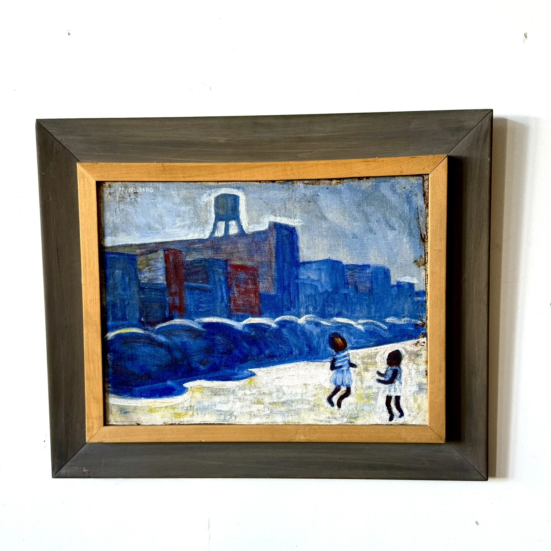 Marvin Wolberg Edna Collins Children playing