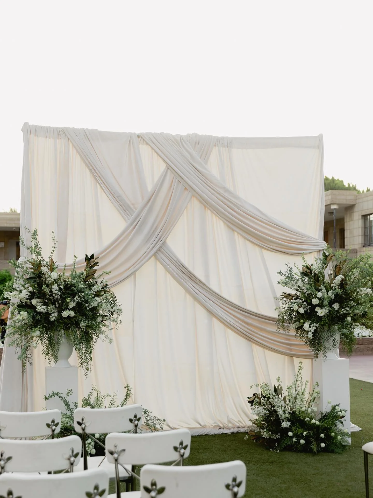 Effortlessly elegant, wildly romantic. 🤍
From the lush florals to the soft, sweeping drapes&mdash;every detail elevated this day into a timeless celebration of love.