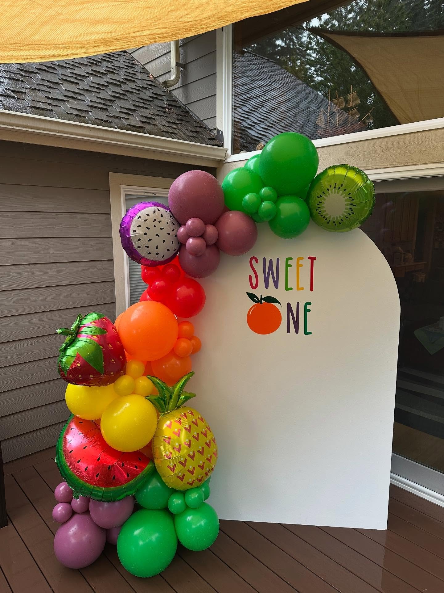 Sweet One🍓🍉🍊🍍🍌🥝

#TalkPartytoMeBalloons #Balloons #SmallBusinessOwner #SweetOne #Fruit #balloonsdecor #1stBirthday