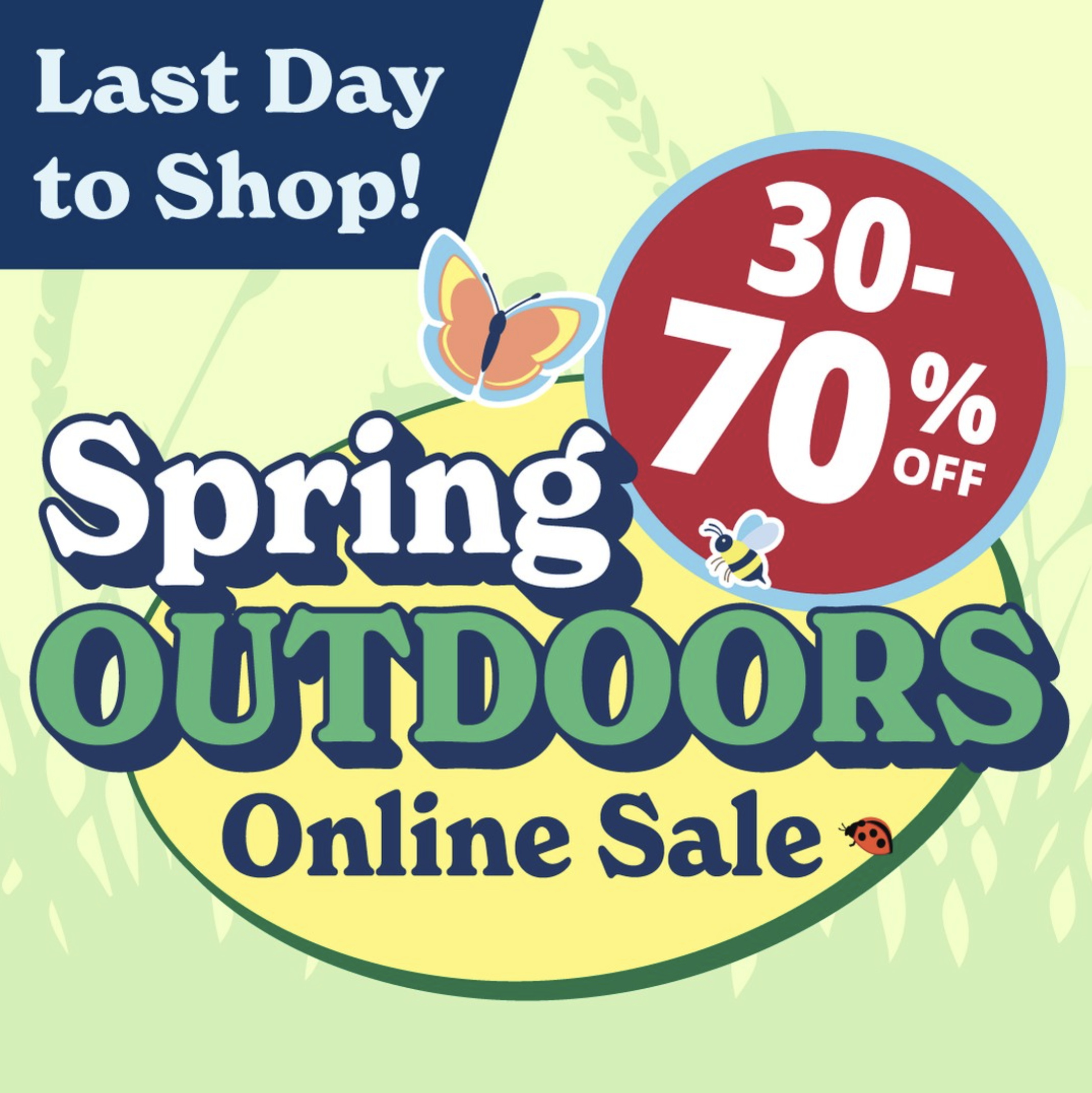 OSJL | Spring Outdoors Online Sale Social Post
