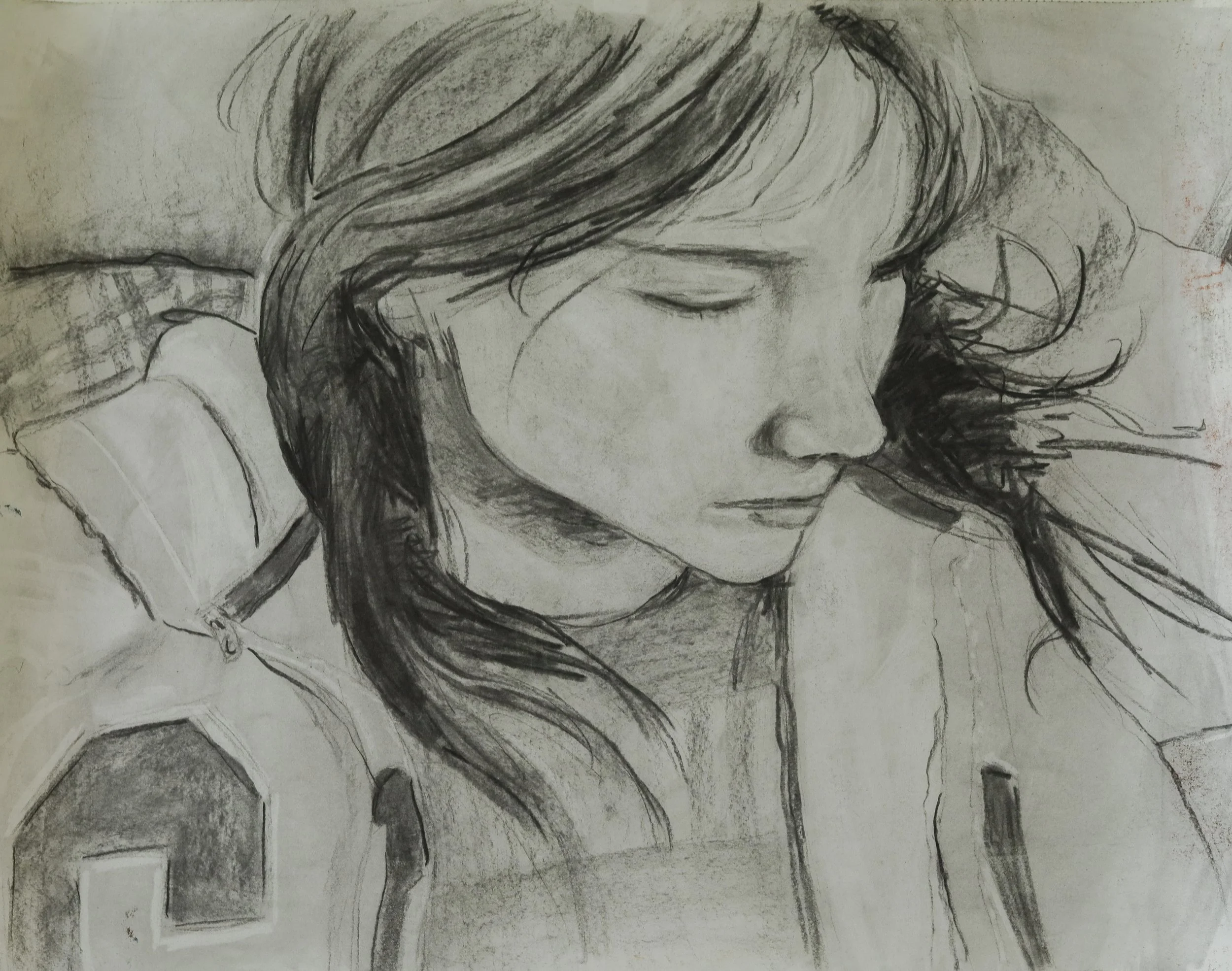 Portrait In Charcoal