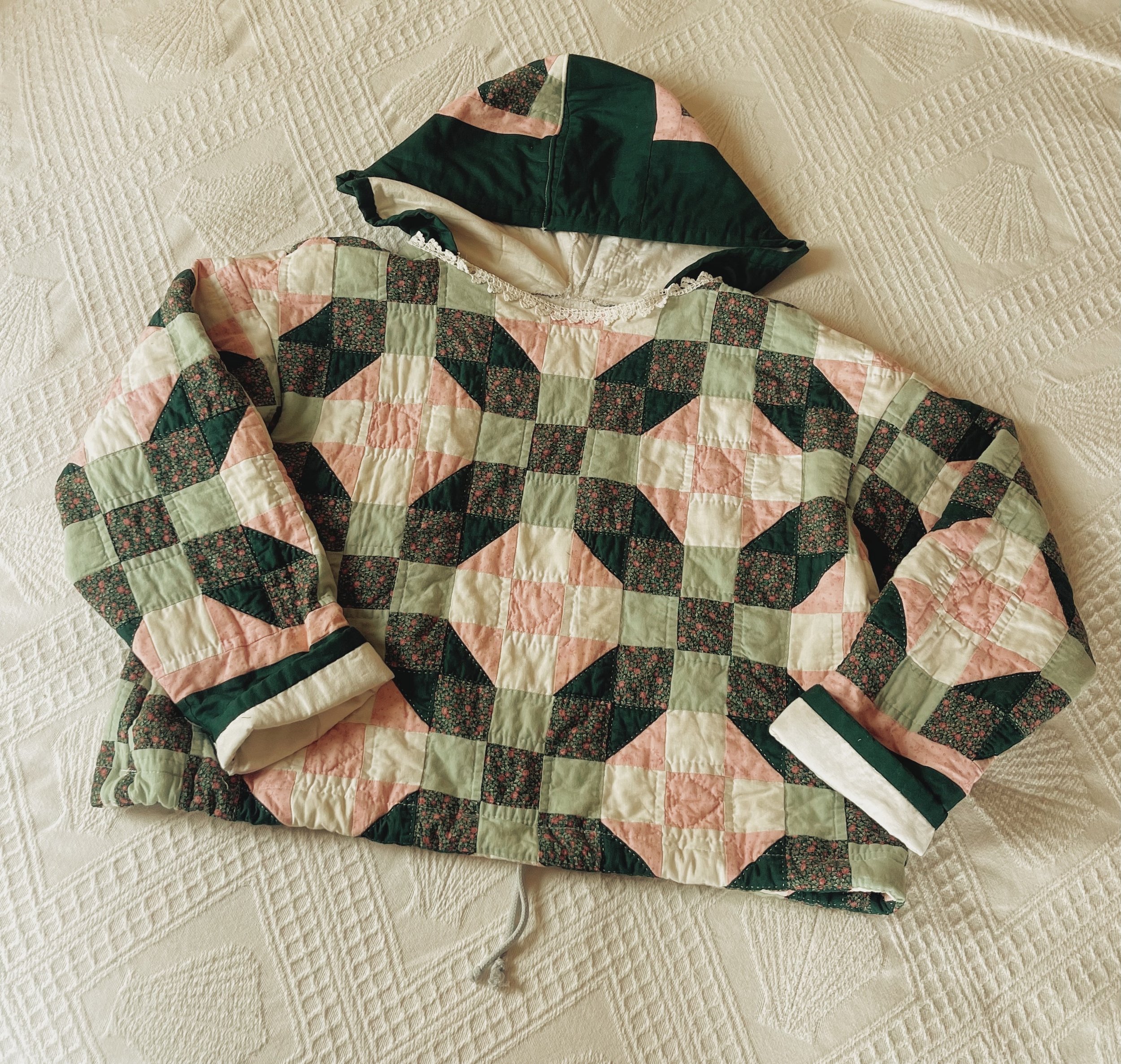 quilt hoodie