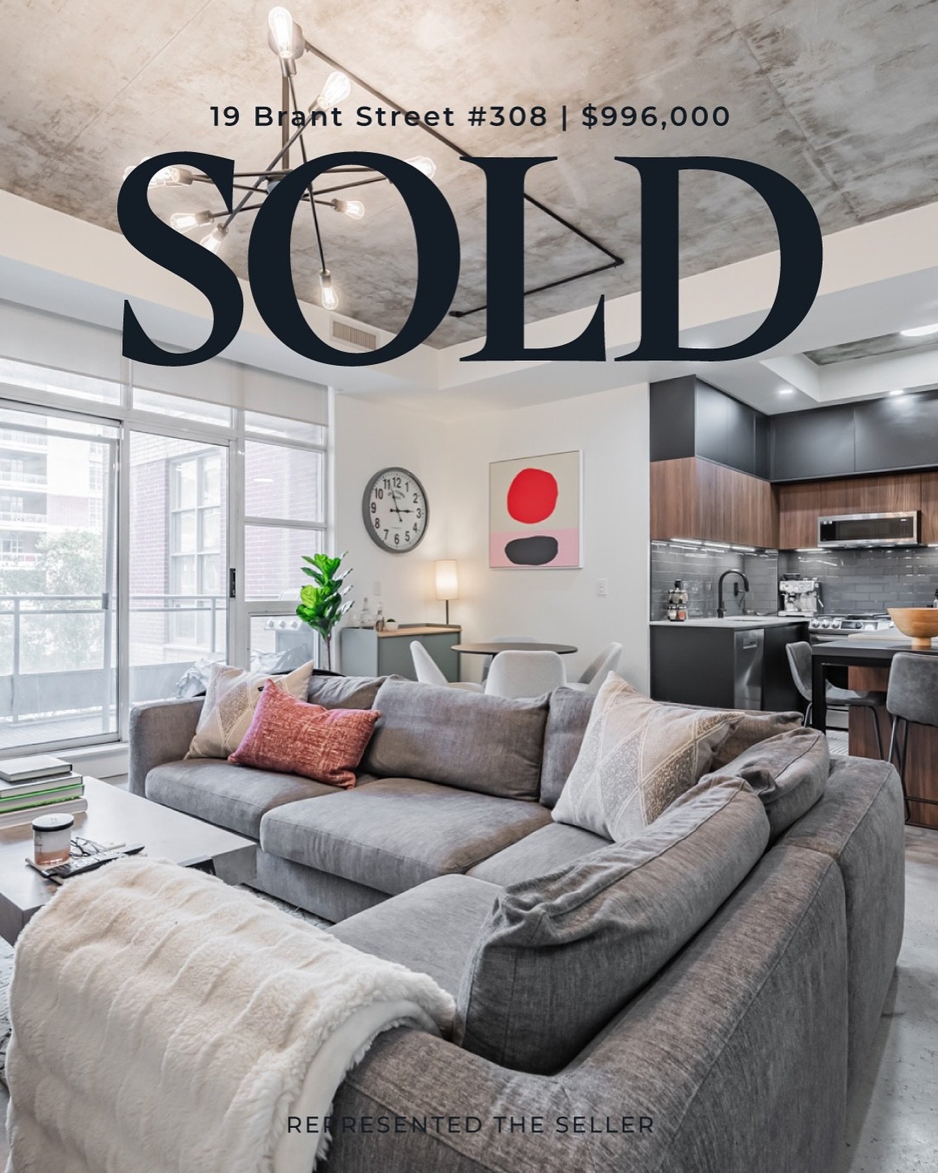#JustSold 🔥19 Brant Street #308🔥

On to bigger and better for my amazing King west clients, now Forest Hill clients! 3 firm offers on offer night, in the worst condo market we&rsquo;ve seen&hellip; crushed it! 

Neighborhood: King West
MLS: C977048