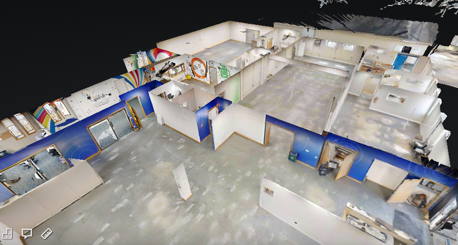 Commercial building scanning for remodel Kalamazoo, MI floor plan lidar