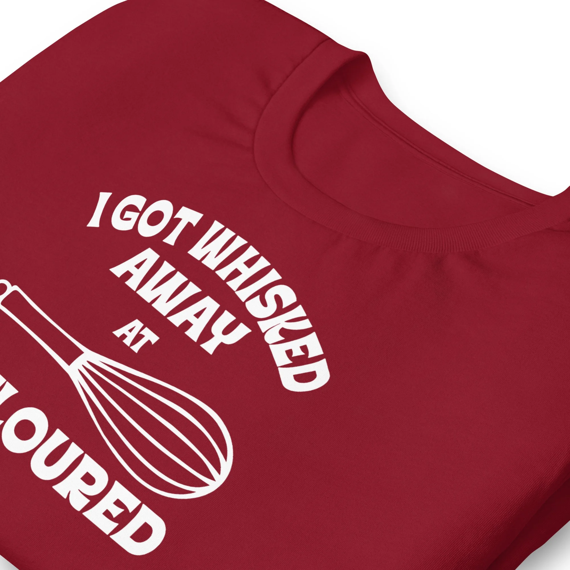 Defloured Bakery - Chicago - Merchandise - Tee Shirts - Whisked Away - Heather Canvas Red - 3.jpg