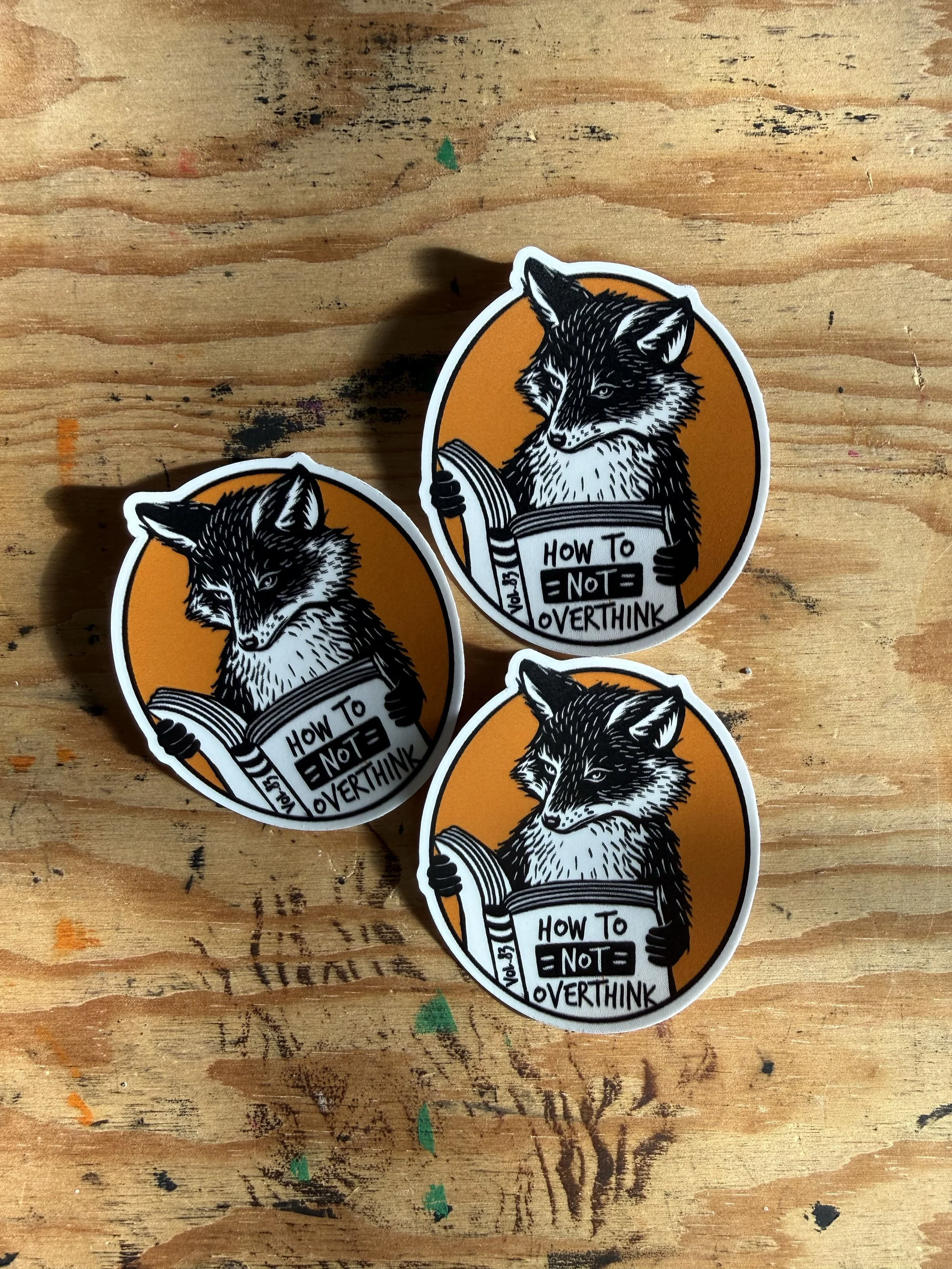 The Overthinker 2.5" Vinyl Sticker