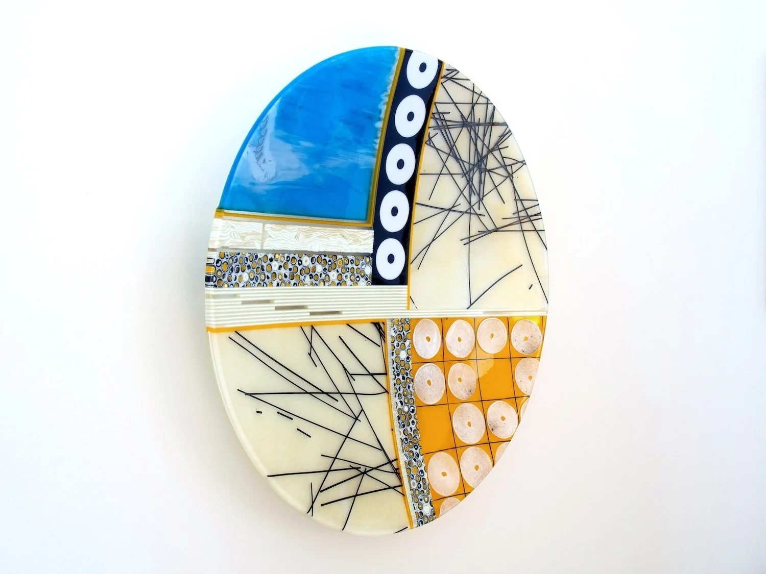 Brilliant Sky Fused Glass Wall Hanging by Karen Wallace 2.jpg