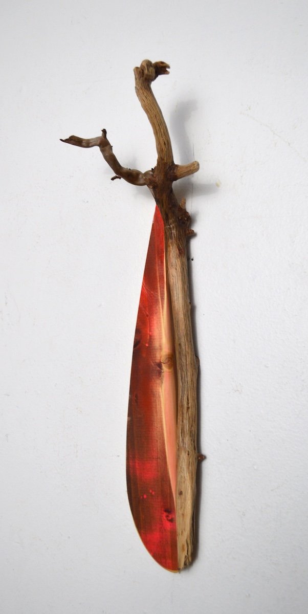 Glyph 6, 17x2x4, paint on pine and stick, $250.jpg