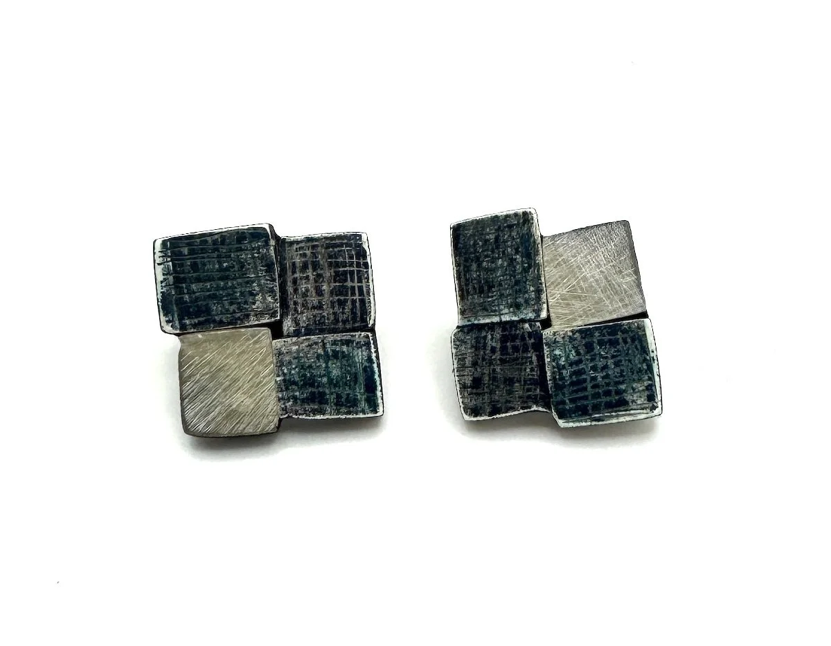 Genevieve Williamson Square Mosiac Earrings.jpeg