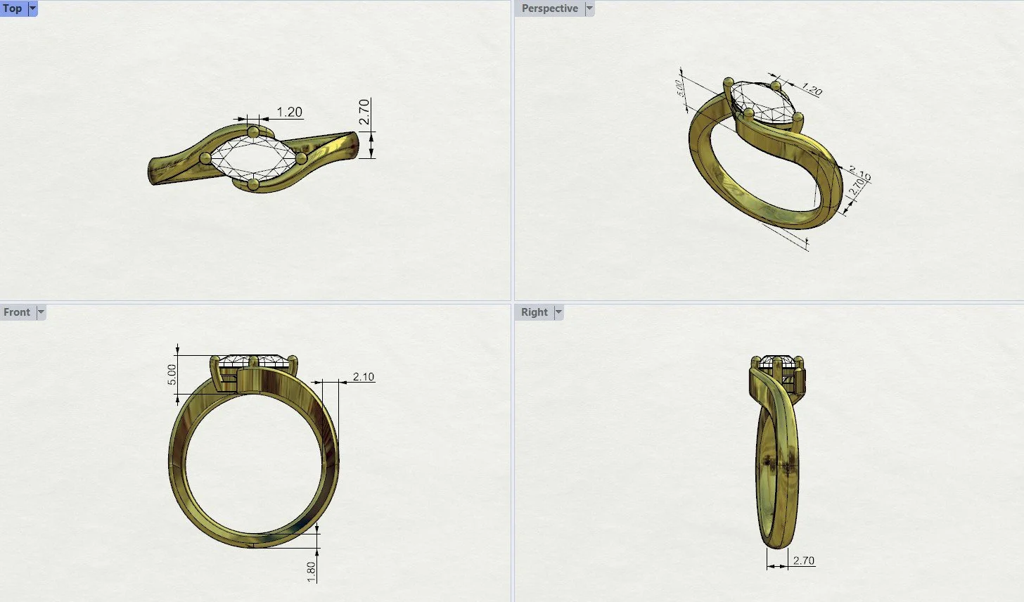 Custom Engagement Rings Heirloom Redesign Jewelry Repairs DFW Jeweler Prosper Tx Jeweler