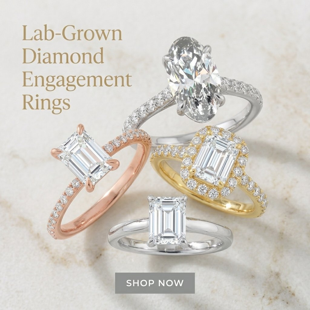 Lab-Grown Diamond Engagement Rings