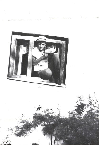 Visiting home - Rastuša, Teslić, Federal Republic of Bosnia and Herzegovina, SFRY, June 1970.