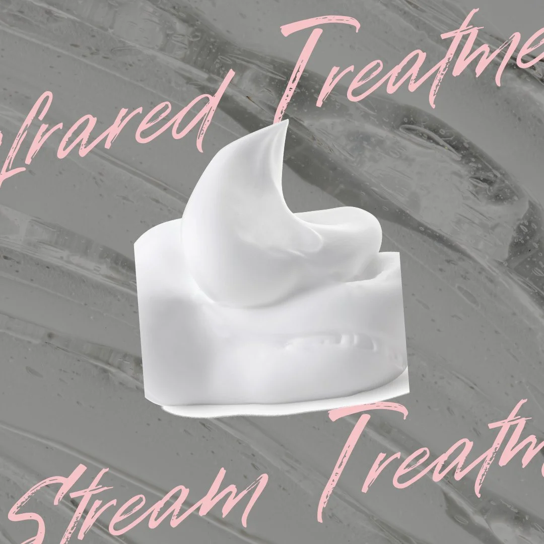 💆&zwj;♀️✨ TREATMENT TALK TIME! ✨💆&zwj;♀️⁠
⁠
Ever wonder what the difference is between our Infrared Treatment and our Moisture Steam Treatment? Let&rsquo;s break it down like we&rsquo;re in 5th grade 📚👇⁠
⁠
🛑 Infrared Treatment = like giving your