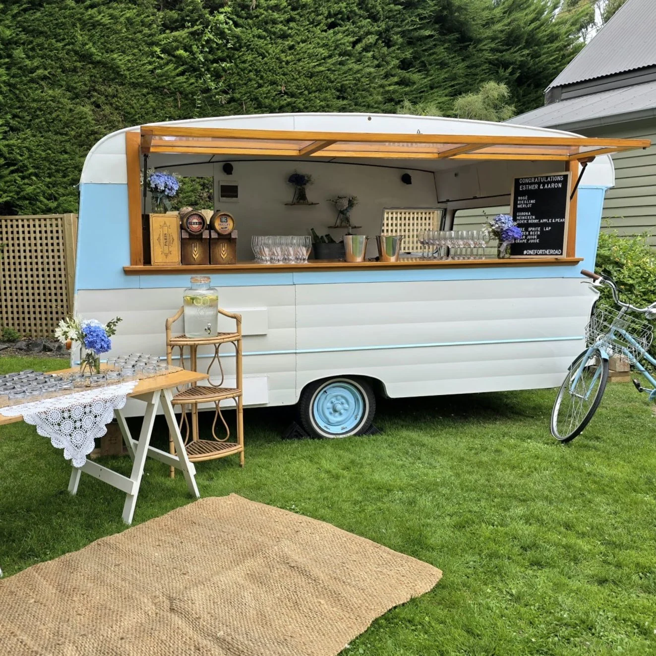 ‘One For The Road' Vintage Caravan Bar