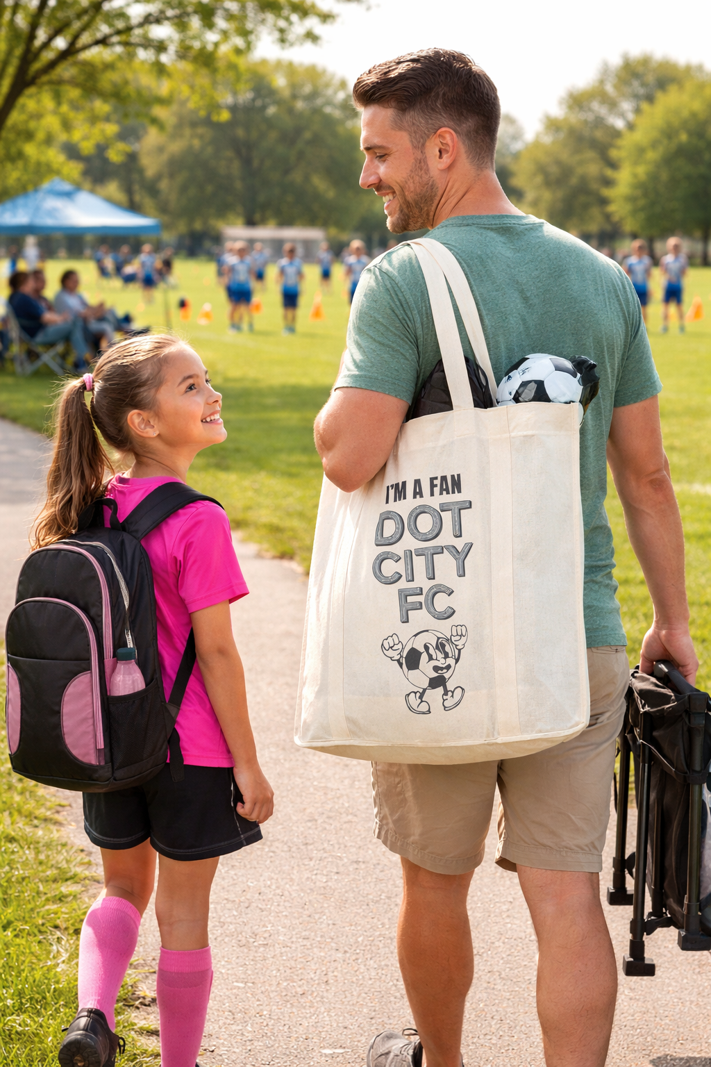Dot City Tote Bag