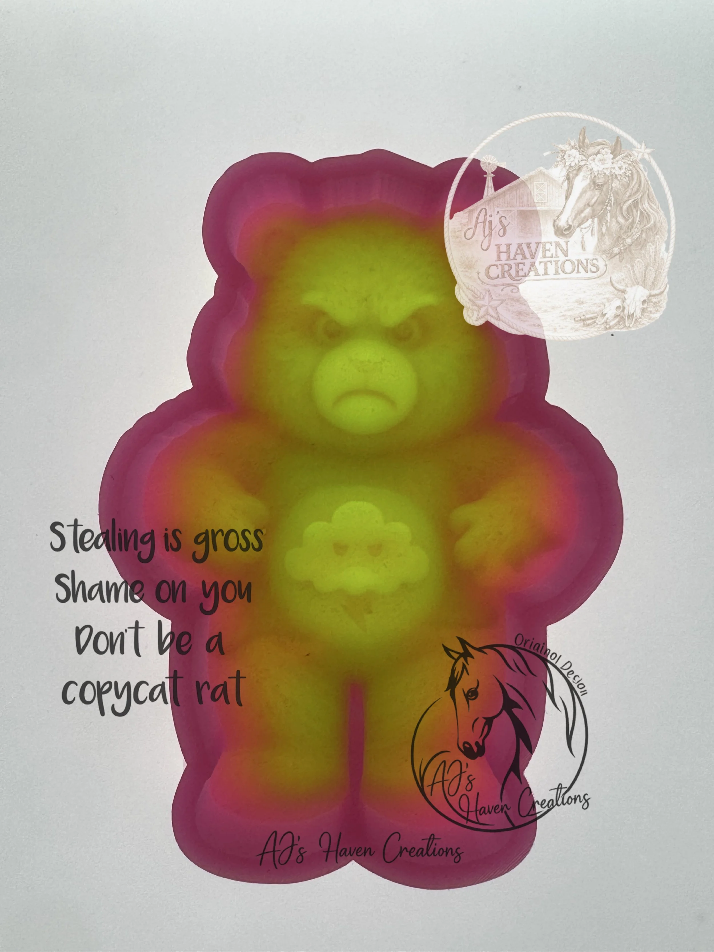 Grumpy Bear 3D