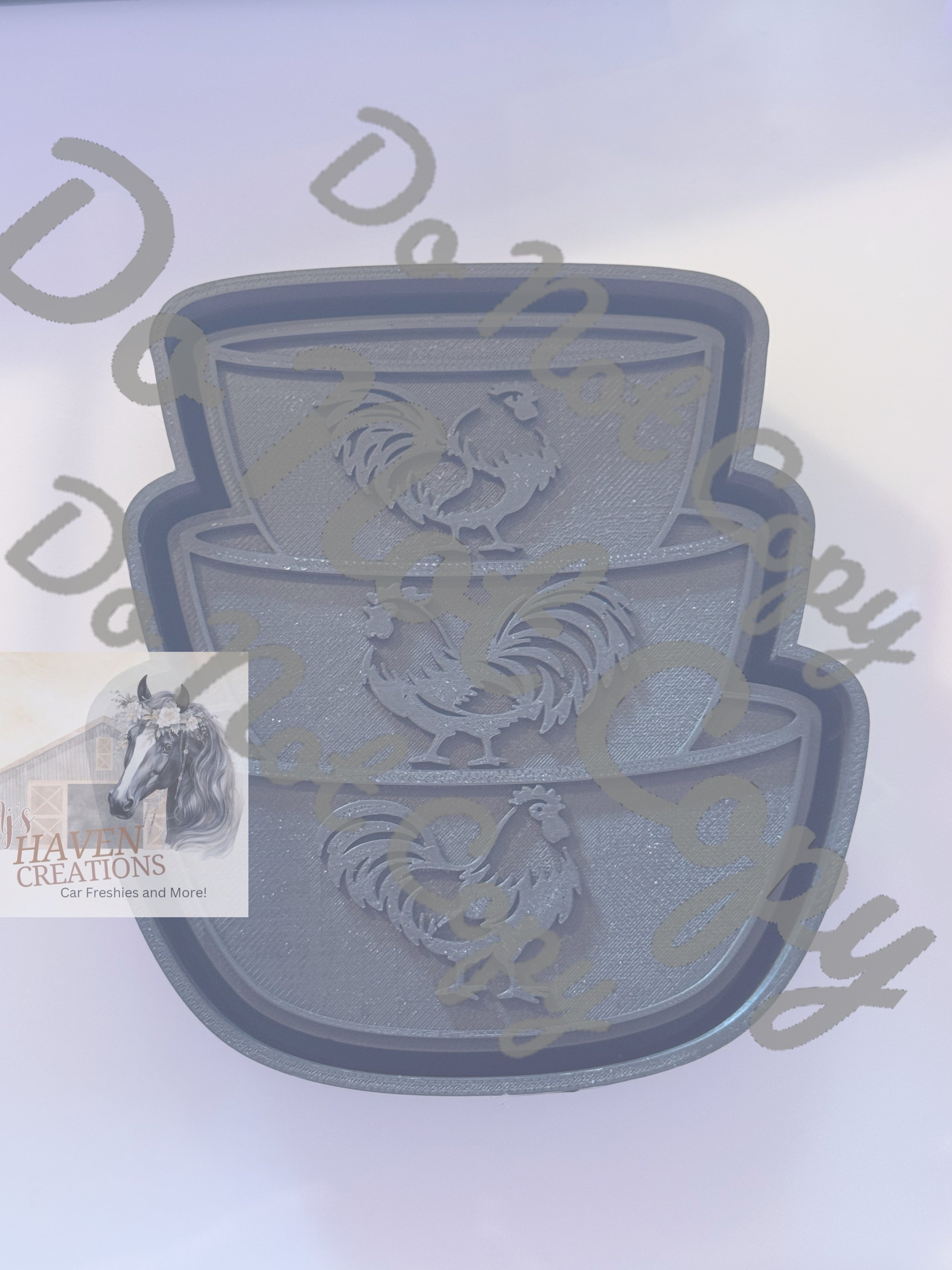 3 Stack Rooster Flat