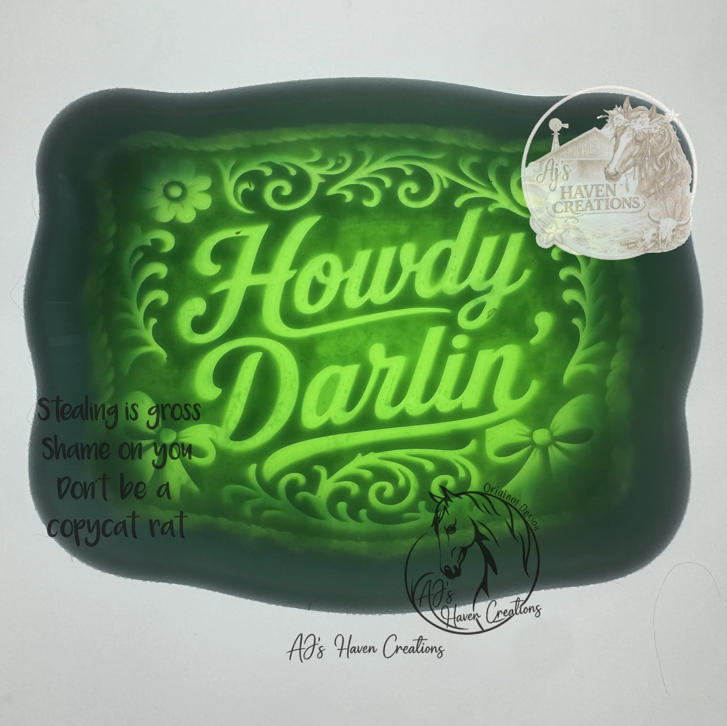 Howdy Darlin’ Buckle 3D