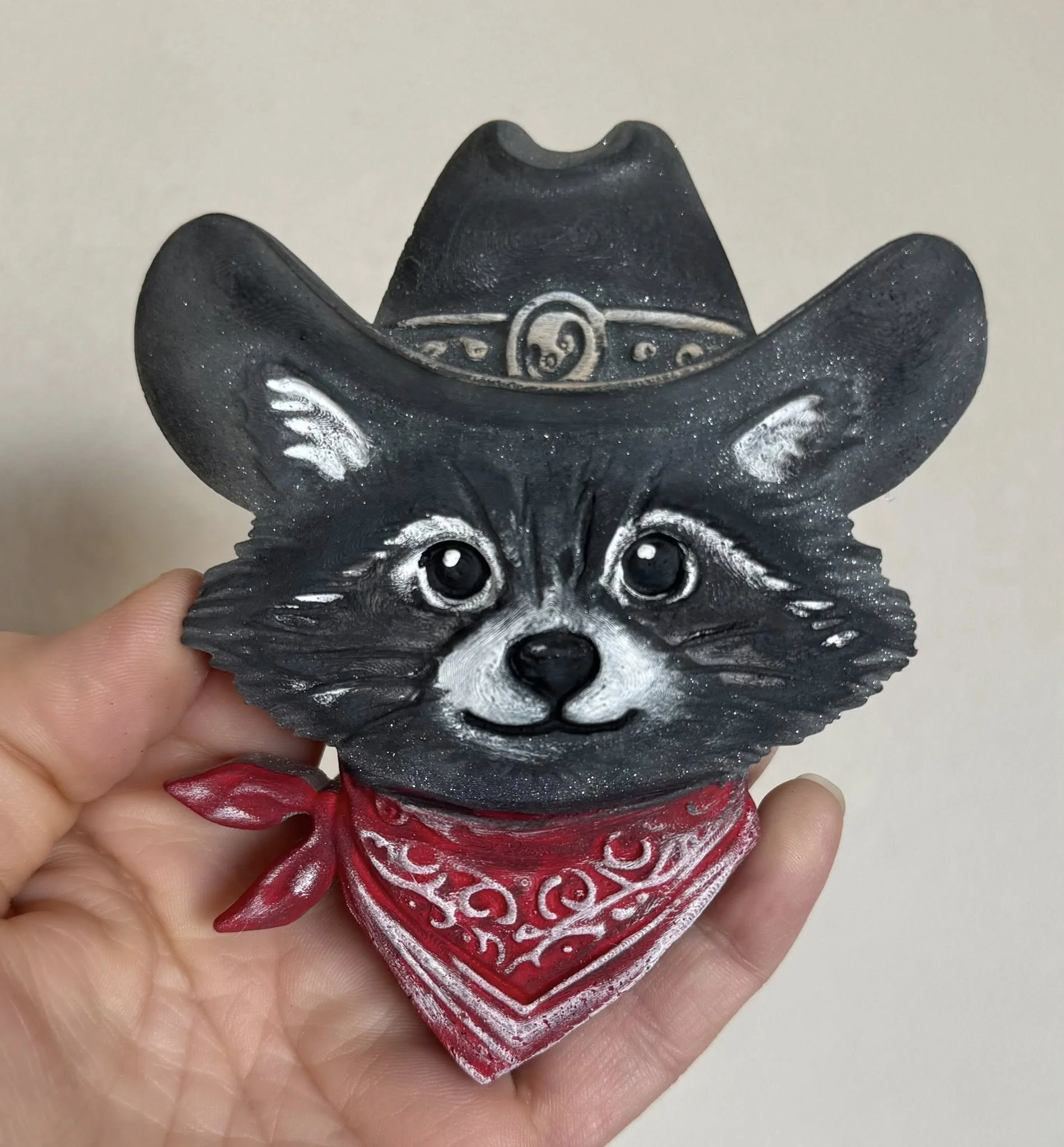Raccoon Cowboy 3D
