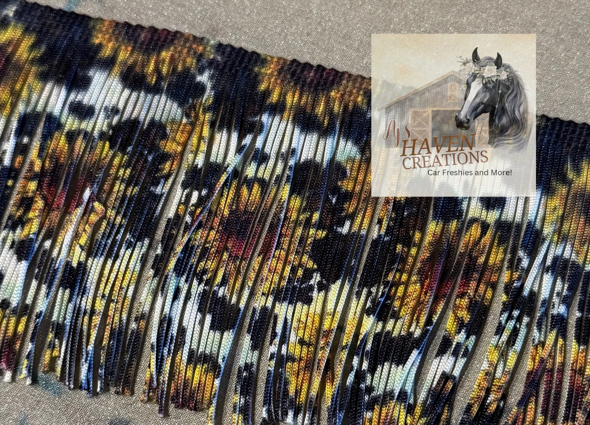 Cow Print and Sunflowers 4"