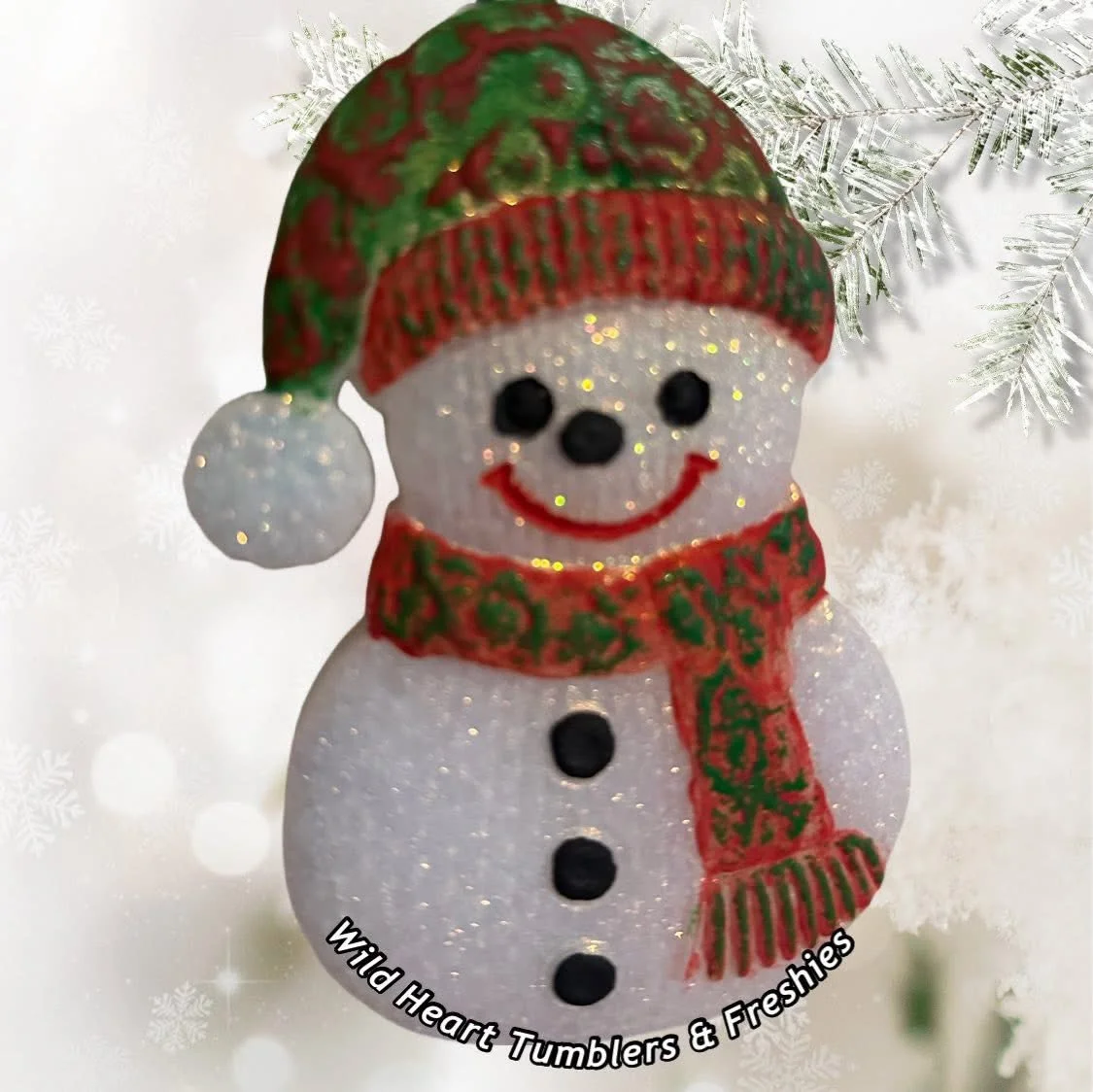 Knitted Snowman 3D